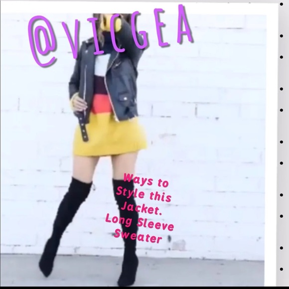 Faux Leather Jacket - Picture 4 of 6